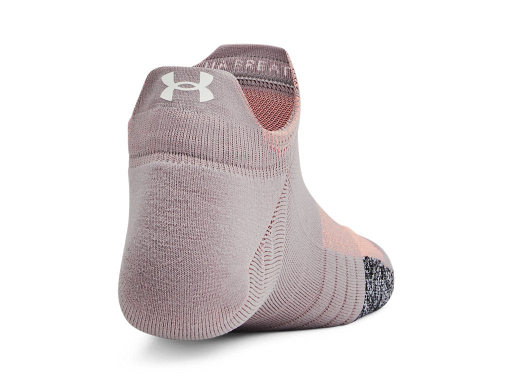 Under Armour Womens UA Breathe 3-Pack No Show Tab Socks - Sweat-Wicking and Breathable