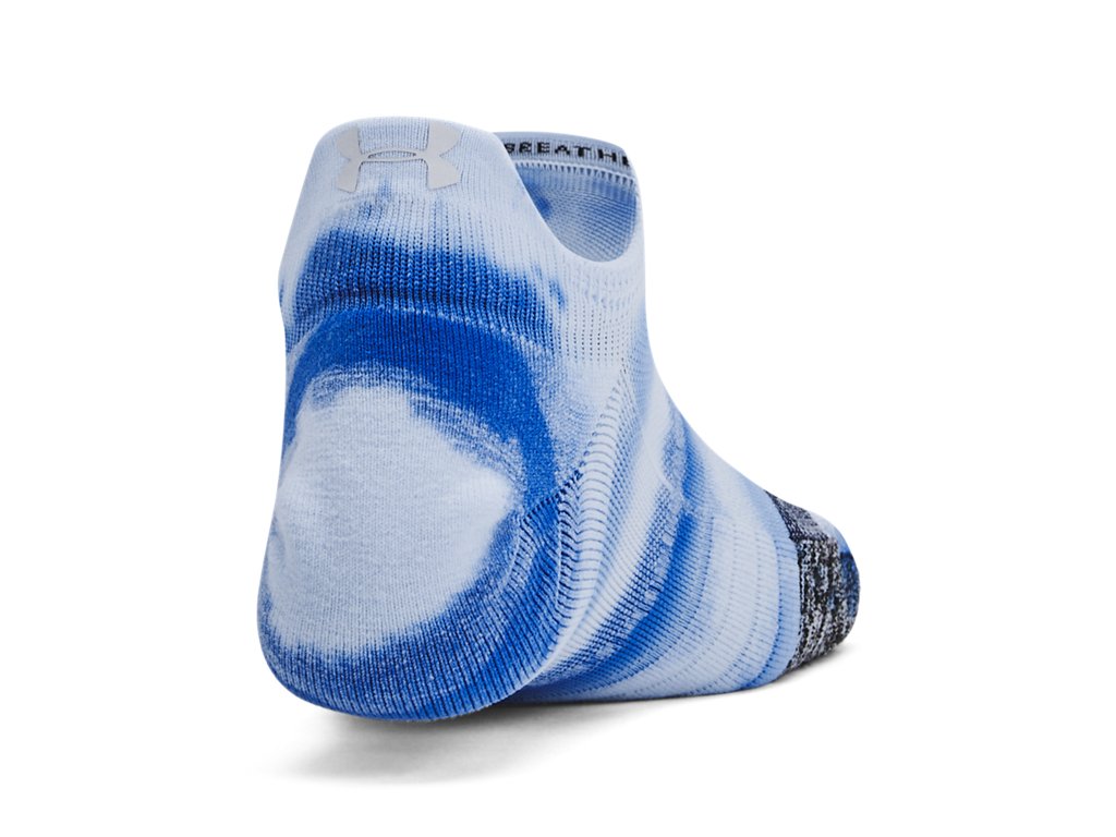 Under Armour Womens UA Breathe 3-Pack No Show Tab Socks - Sweat-Wicking and Breathable
