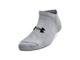 Under Armour Kids Training Cotton 6-Pack No Show Socks - Sweat Wicking