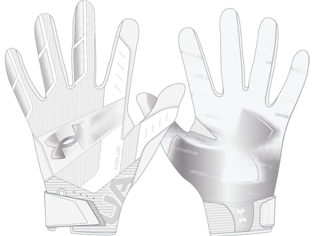 Under Armour Men's UA Blur Football Gloves Accessories - Durable with Odor Control Technology