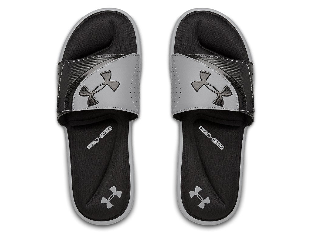 Under Armour Mens UA Ignite VI Slides Footwear - Durable Traction Pods