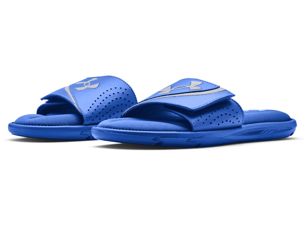 Under Armour Mens UA Ignite VI Slides Footwear - Durable Traction Pods