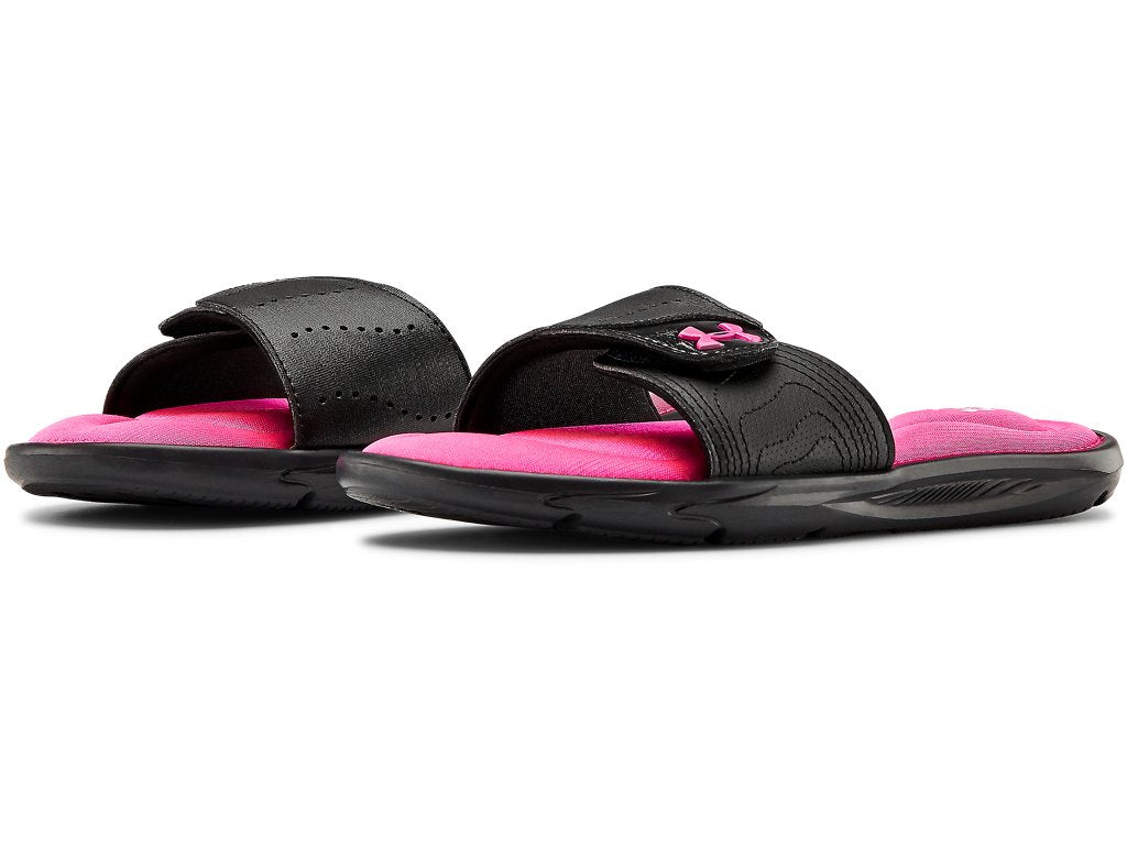 Under Armour Girls Ignite IX Slides Footwear - Durable Traction Pods