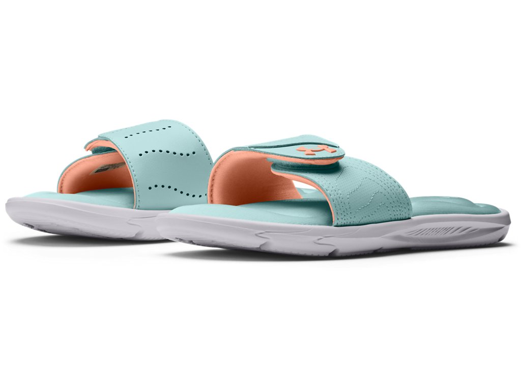 Under Armour Girls Ignite IX Slides Footwear - Durable Traction Pods