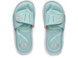 Under Armour Girls Ignite IX Slides Footwear - Durable Traction Pods