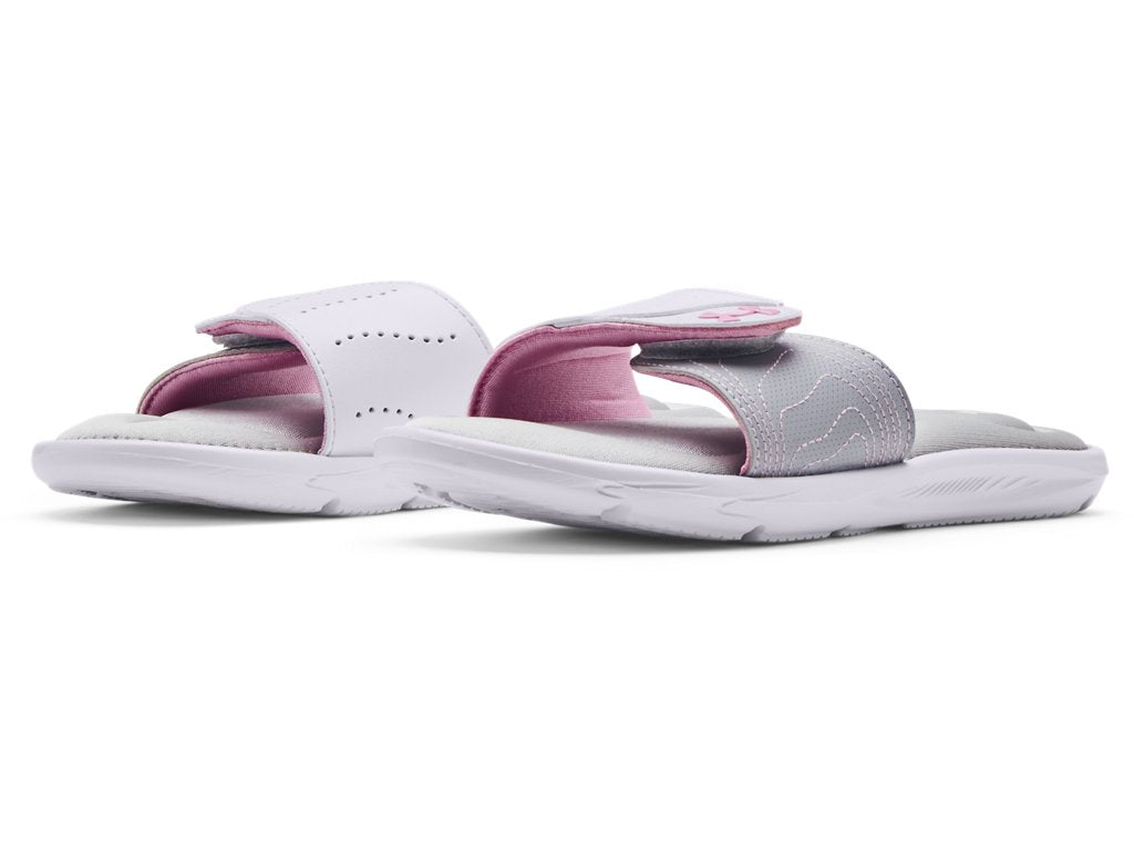 Under Armour Girls Ignite IX Slides Footwear - Durable Traction Pods