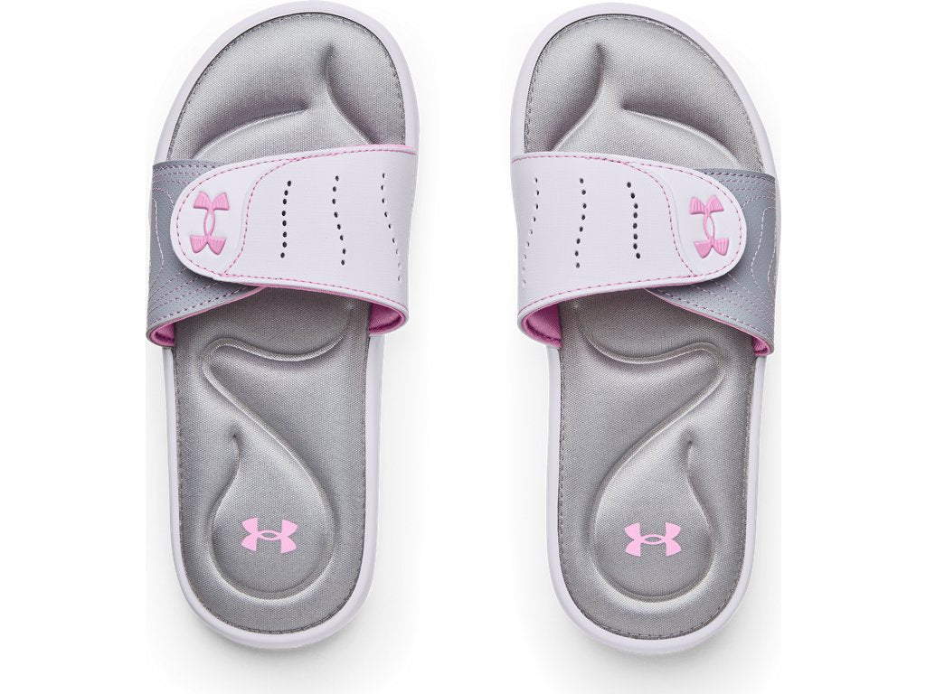 Under Armour Girls Ignite IX Slides Footwear - Durable Traction Pods