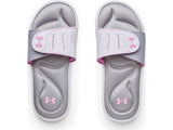 Under Armour Girls Ignite IX Slides Footwear - Durable Traction Pods