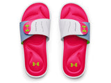 Under Armour Girls Ignite IX Slides Footwear - Durable Traction Pods