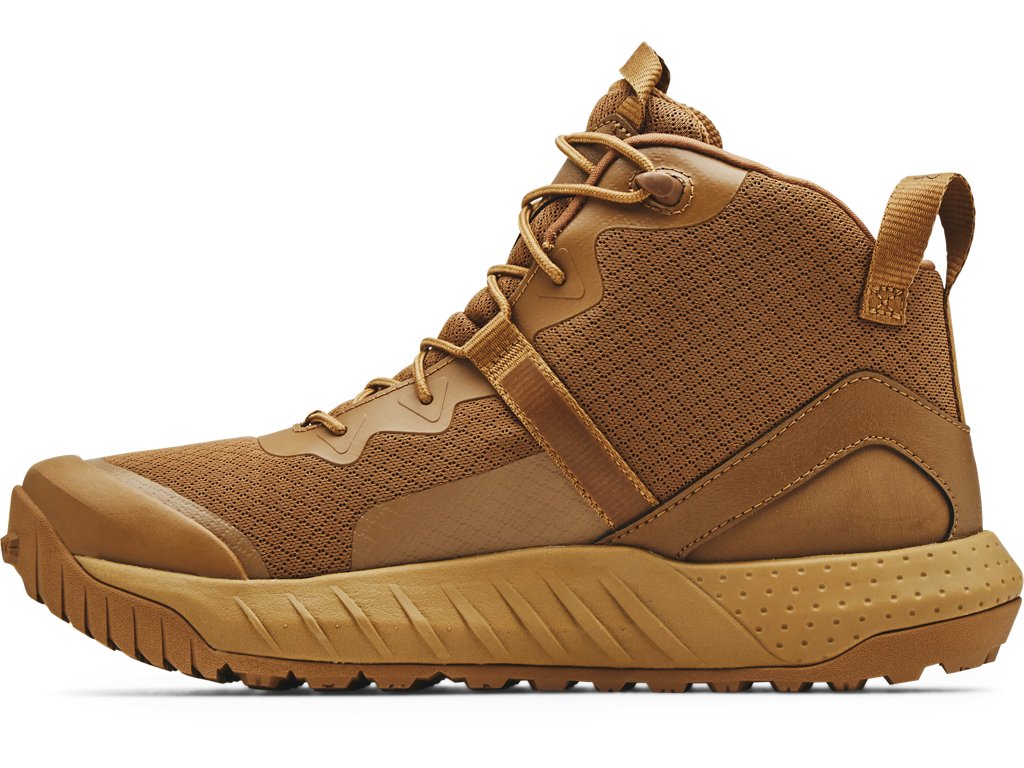 Under Armour Men's Micro G Valsetz Mid Tactical Boots - Oil & Slip Resistant