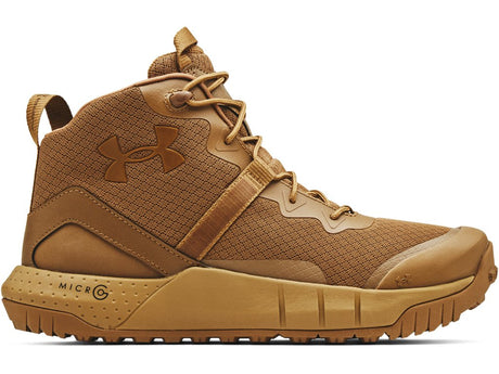 Under Armour Men's Micro G Valsetz Mid Tactical Boots - Oil & Slip Resistant