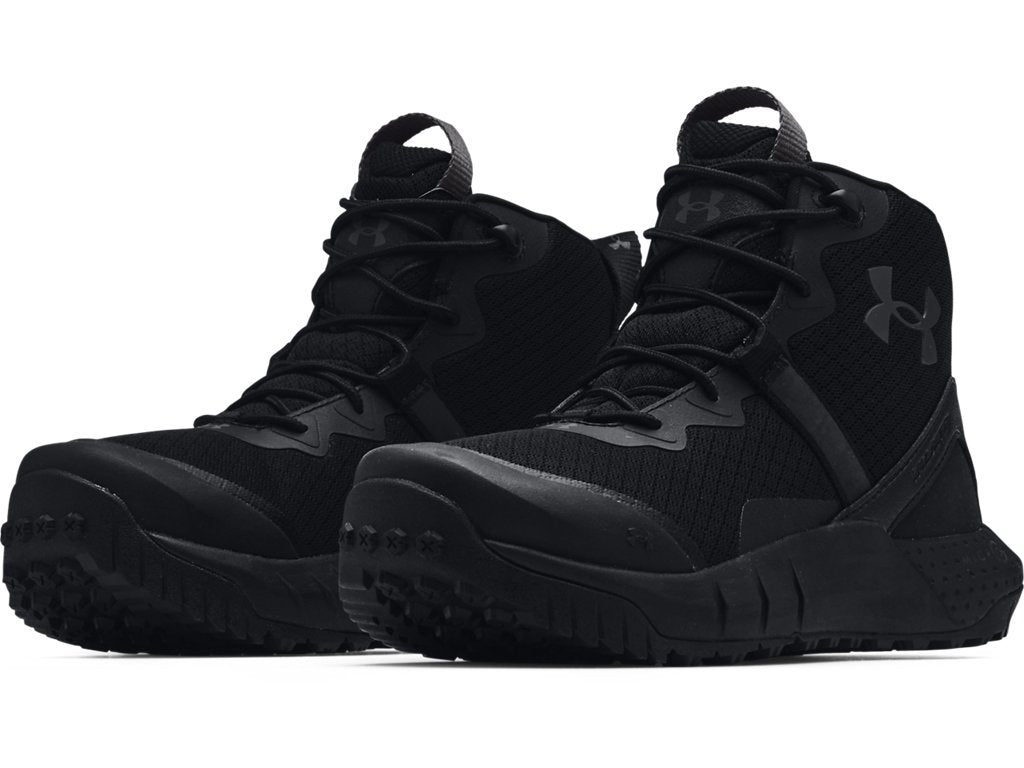 Under Armour Women's UA Micro G Valsetz Mid Tactical Boots - Oil and Slip Resistant