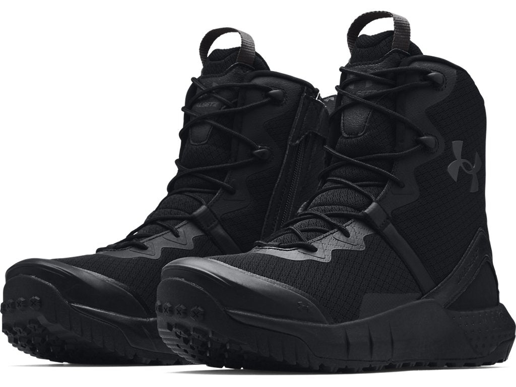 Under Armour Men's Micro G Valsetz Zip Tactical Boots - High Traction and Cushioning