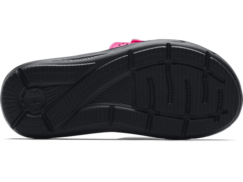 Under Armour Boys Ignite VI Graphic Footbed Slides Footwear - Durable Traction Pods