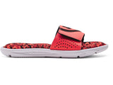 Under Armour Boys Ignite VI Graphic Footbed Slides Footwear - Durable Traction Pods