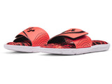 Under Armour Boys Ignite VI Graphic Footbed Slides Footwear - Durable Traction Pods