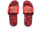Under Armour Boys Ignite VI Graphic Footbed Slides Footwear - Durable Traction Pods
