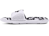Under Armour Boys Ignite VI Graphic Footbed Slides Footwear - Durable Traction Pods