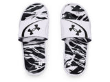 Under Armour Boys Ignite VI Graphic Footbed Slides Footwear - Durable Traction Pods