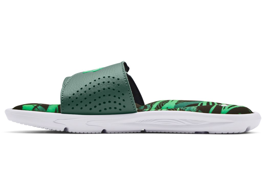 Under Armour Boys Ignite VI Graphic Footbed Slides Footwear - Durable Traction Pods