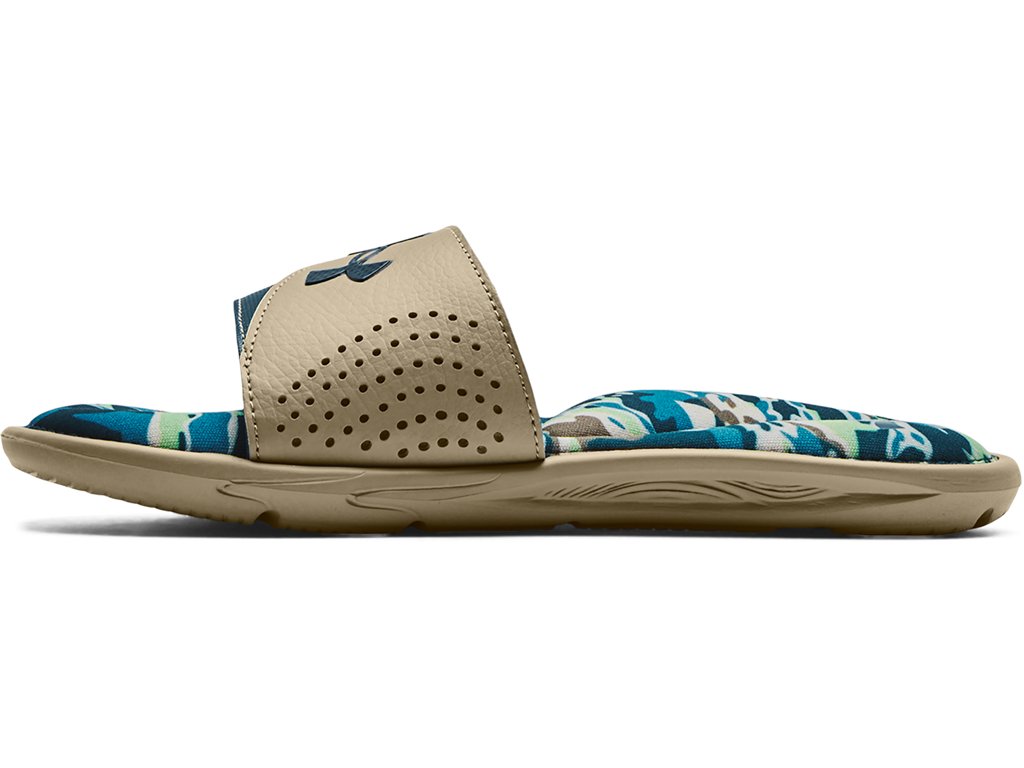 Under Armour Boys Ignite VI Graphic Footbed Slides Footwear - Durable Traction Pods