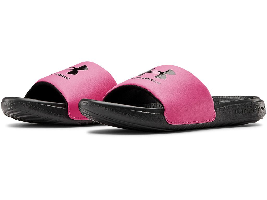 Under Armour Girls Ansa Fixed Slides Footwear - Comfortable Fit with Durable Traction