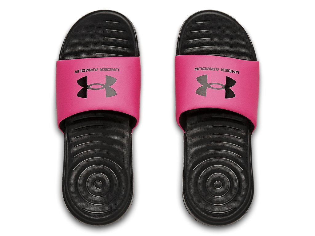 Under Armour Girls Ansa Fixed Slides Footwear - Comfortable Fit with Durable Traction