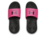 Under Armour Girls Ansa Fixed Slides Footwear - Comfortable Fit with Durable Traction