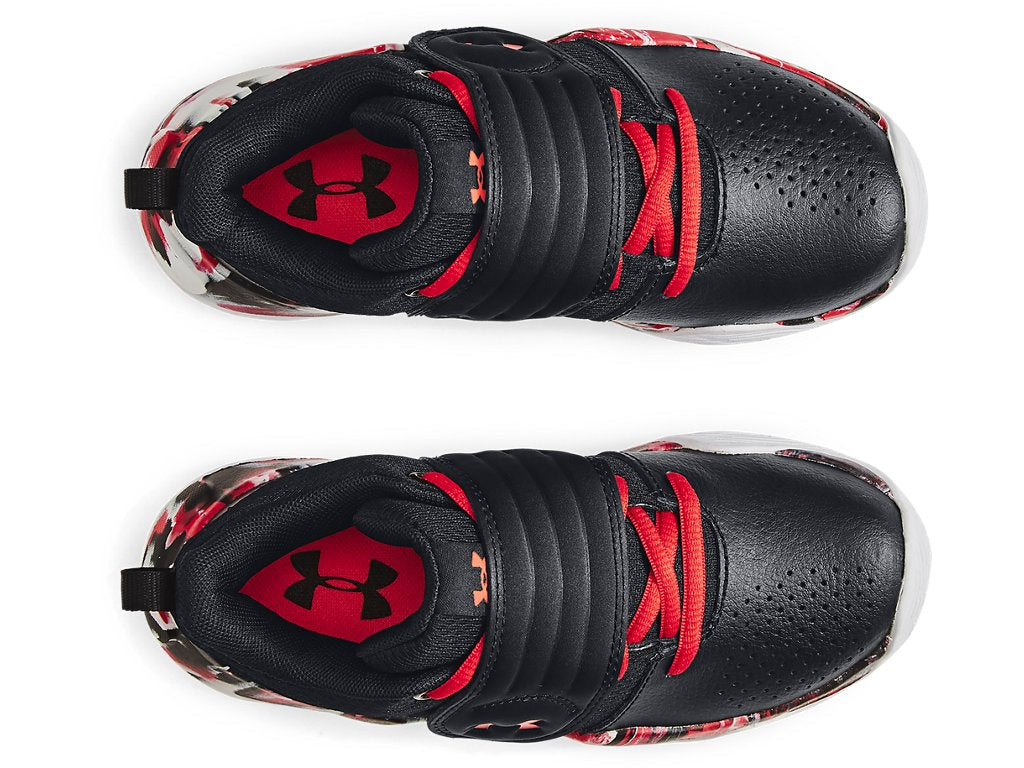 Under Armour Pre-School UA Zone BB Basketball Shoes - Perforated Leather Upper