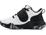 Under Armour Pre-School UA Zone BB Basketball Shoes - Perforated Leather Upper