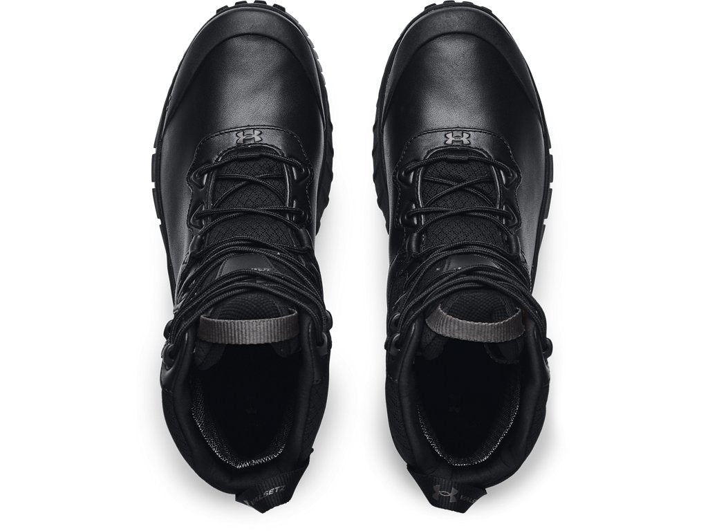 Under Armour Mens Micro G Valsetz Leather Waterproof Tactical Boots - Durable Protection Footwear