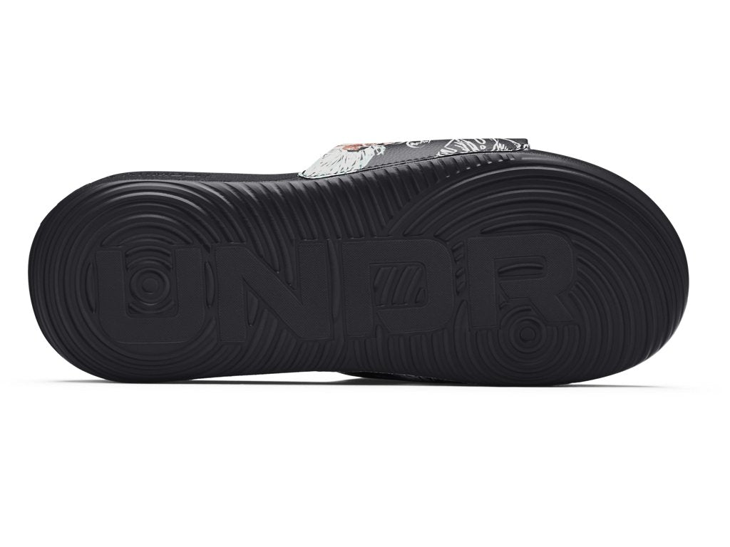 Under Armour Mens Ansa Graphic Slides Footwear - Extra Comfort Fit