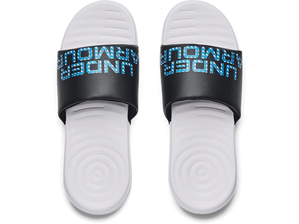 Under Armour Mens Ansa Graphic Slides Footwear - Extra Comfort Fit