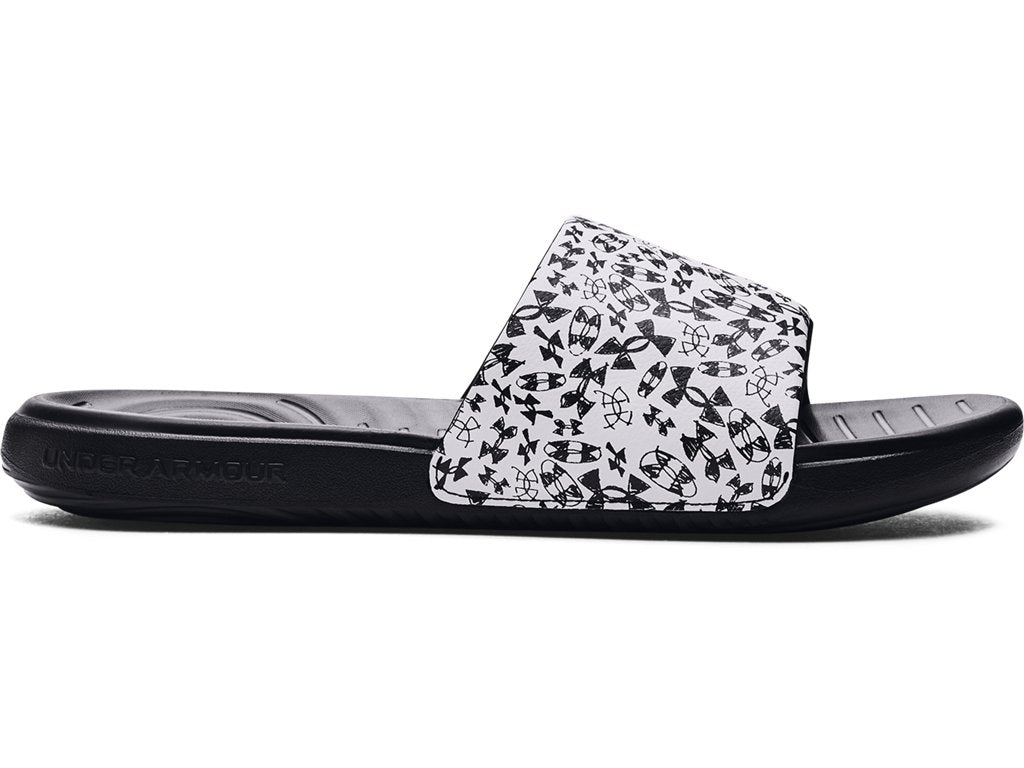 Under Armour Mens Ansa Graphic Slides Footwear - Extra Comfort Fit