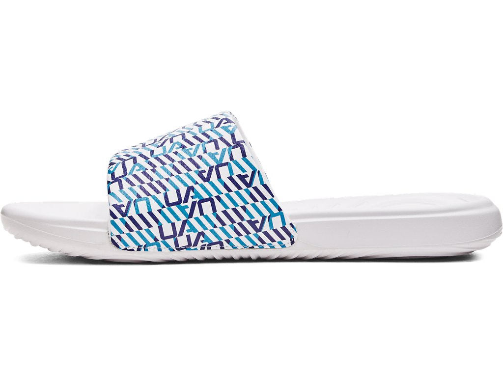 Under Armour Mens Ansa Graphic Slides Footwear - Extra Comfort Fit