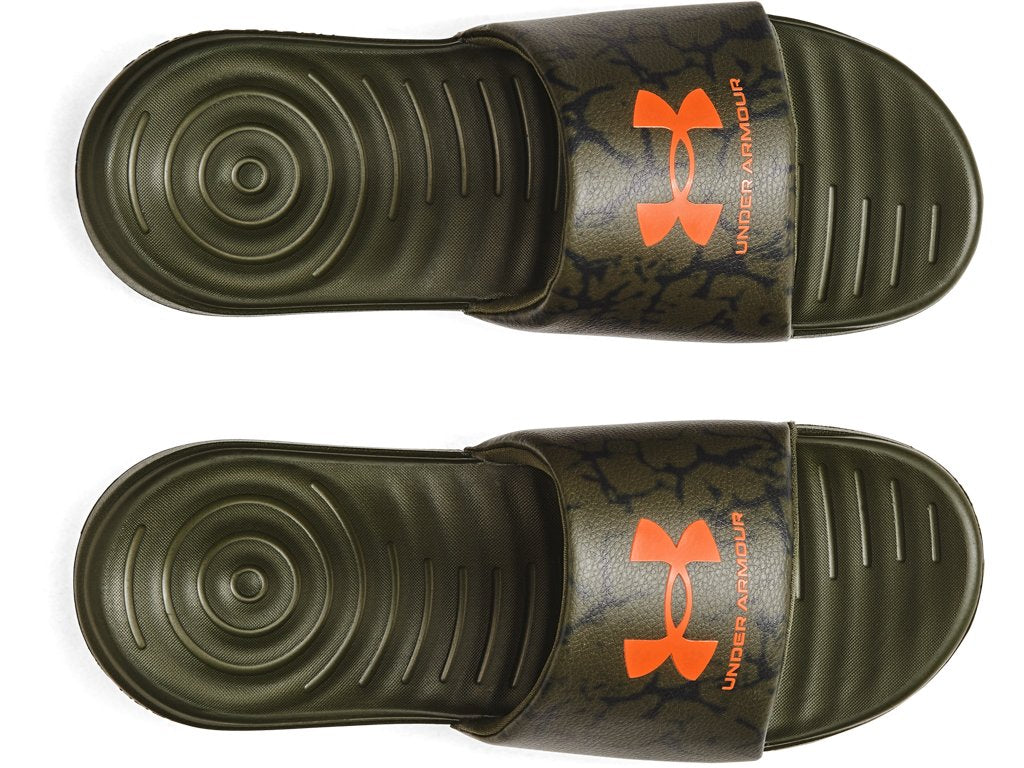 Under Armour Mens Ansa Graphic Slides Footwear - Extra Comfort Fit