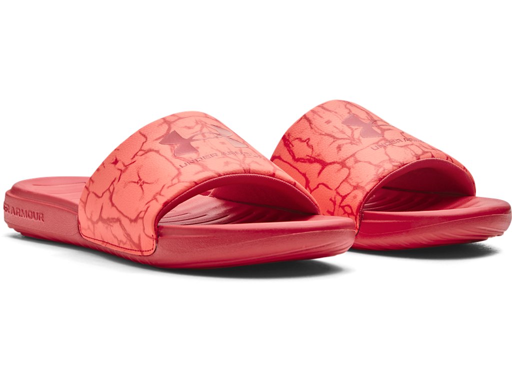 Under Armour Mens Ansa Graphic Slides Footwear - Extra Comfort Fit