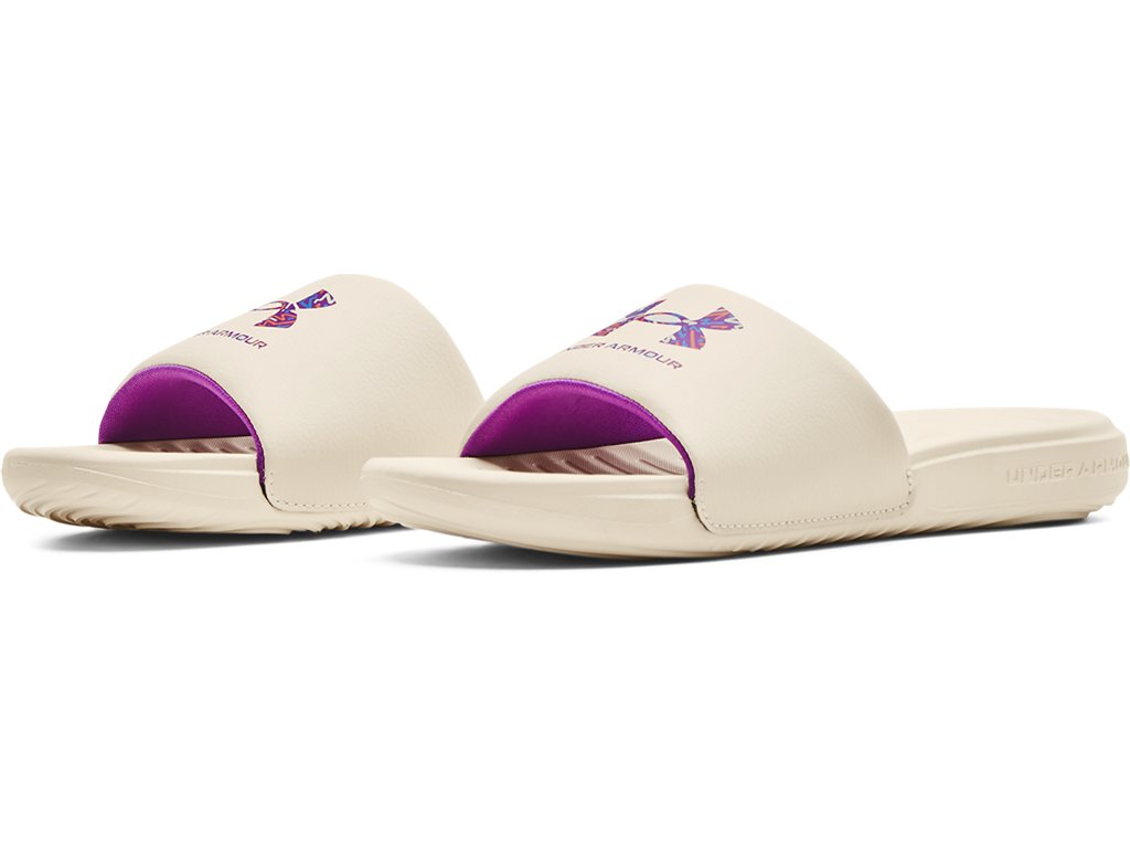 Under Armour Women's Ansa Graphic Slides Footwear - Extra Comfortable Fit