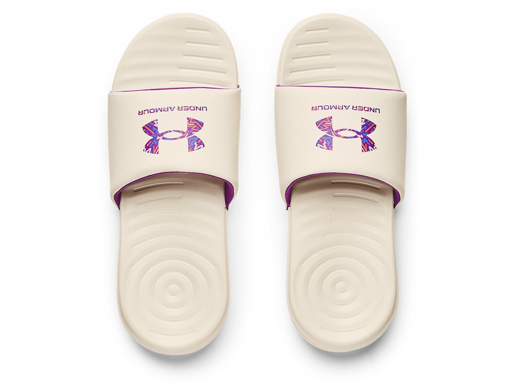 Under Armour Women's Ansa Graphic Slides Footwear - Extra Comfortable Fit