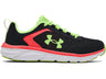 Under Armour Girls Assert 9 Running Shoes - Lightweight with Durable Leather Overlays