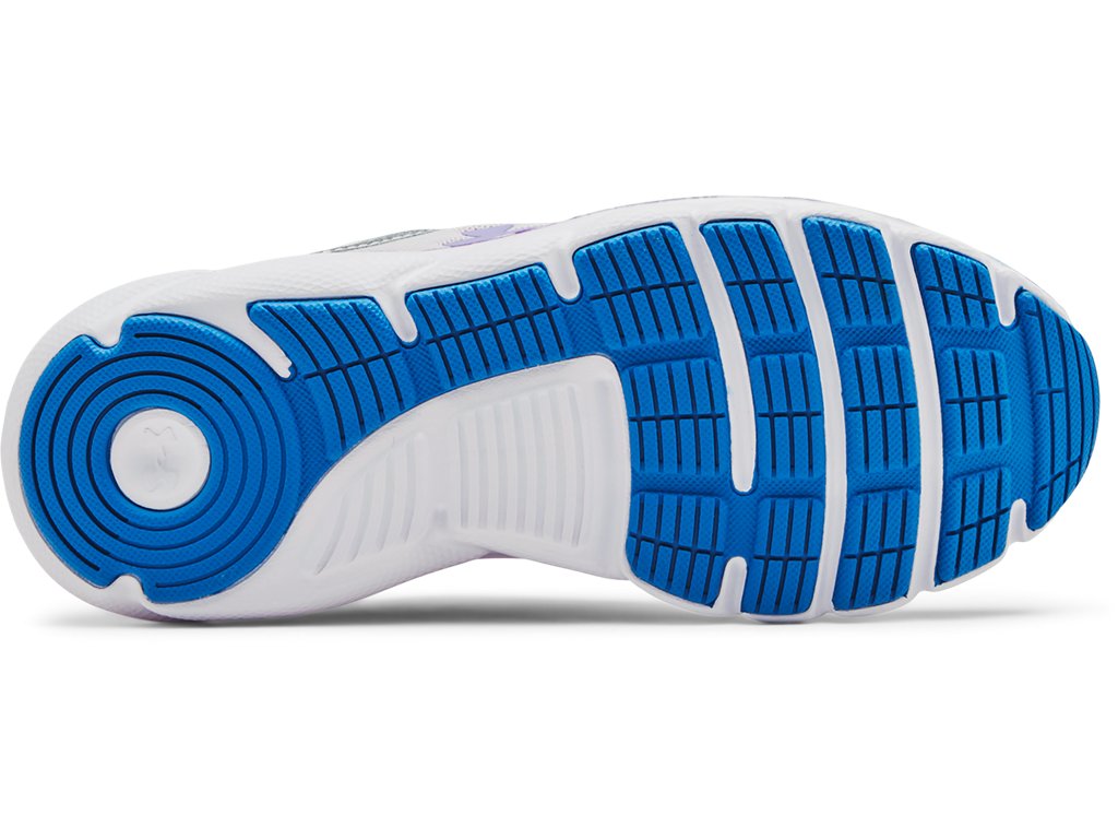 Under Armour Girls Assert 9 Running Shoes - Lightweight with Durable Leather Overlays
