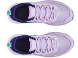 Under Armour Girls Assert 9 Running Shoes - Lightweight with Durable Leather Overlays