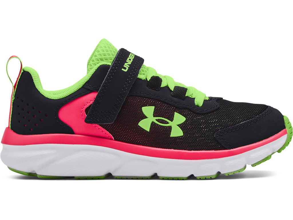 Under Armour Girls Pre-School Assert 9 AC Running Shoes - Lightweight and Breathable