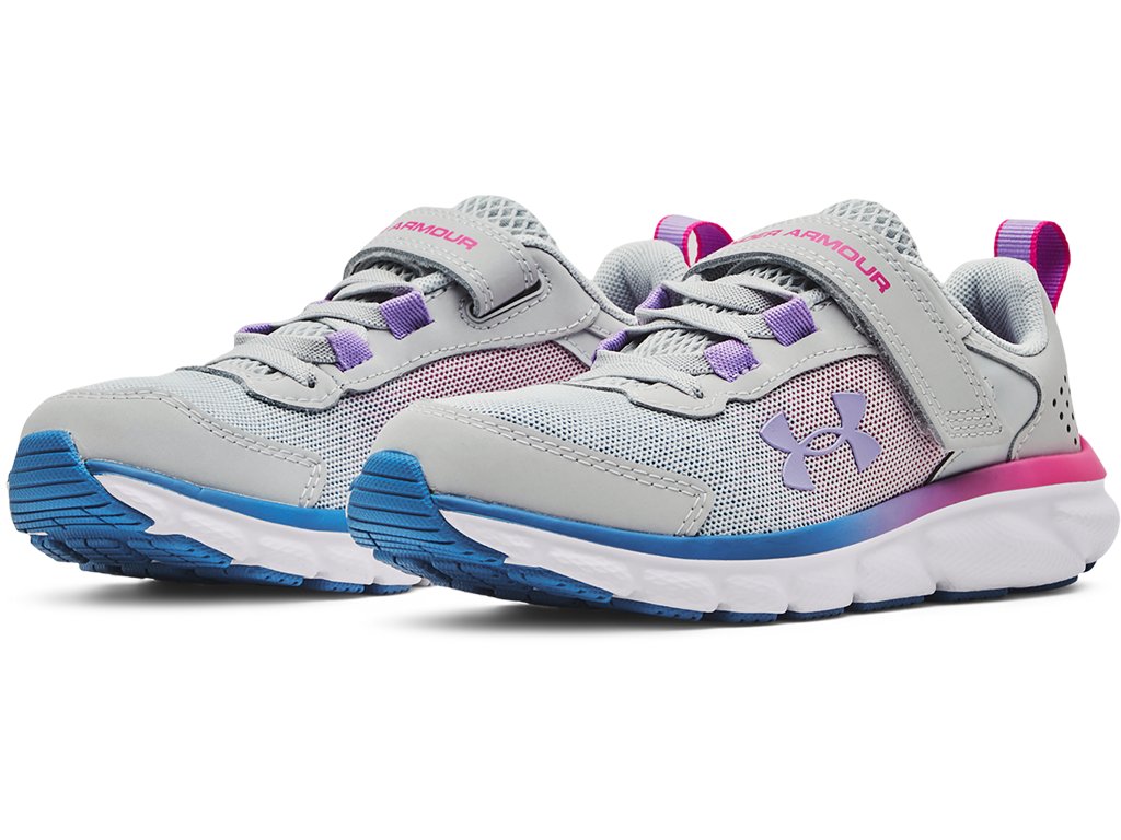 Under Armour Girls Pre-School Assert 9 AC Running Shoes - Lightweight and Breathable