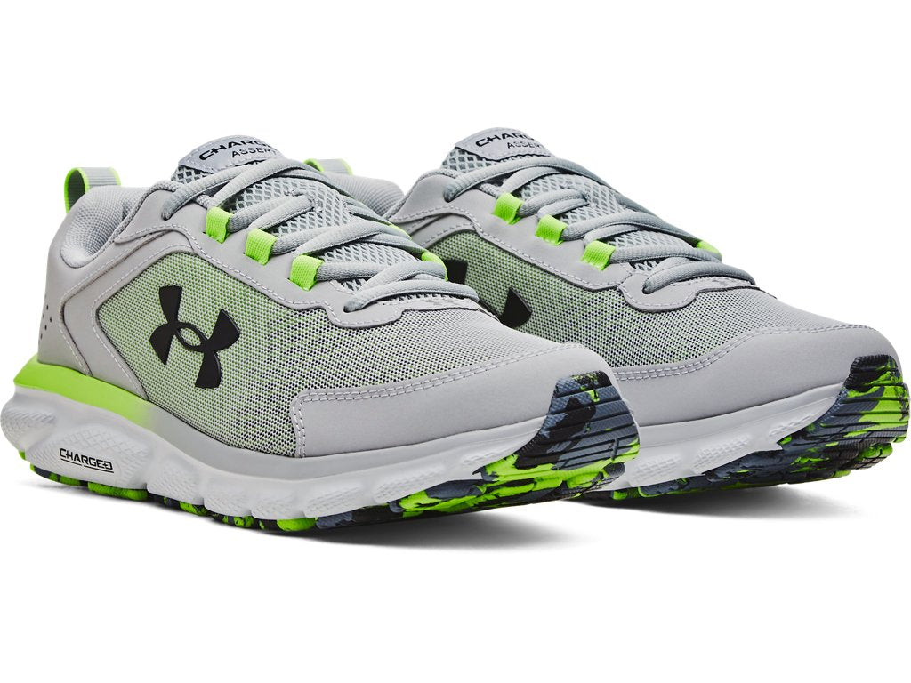 Under Armour Mens UA Charged Assert 9 Marble Running Shoes - Lightweight and Breathable