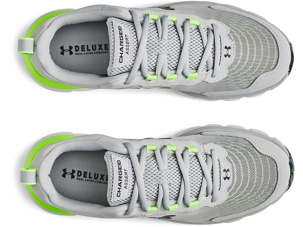 Under Armour Mens UA Charged Assert 9 Marble Running Shoes - Lightweight and Breathable