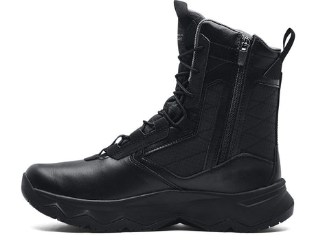 Under Armour Mens Stellar G2 Side Zip Tactical Boots - Slip Resistant
