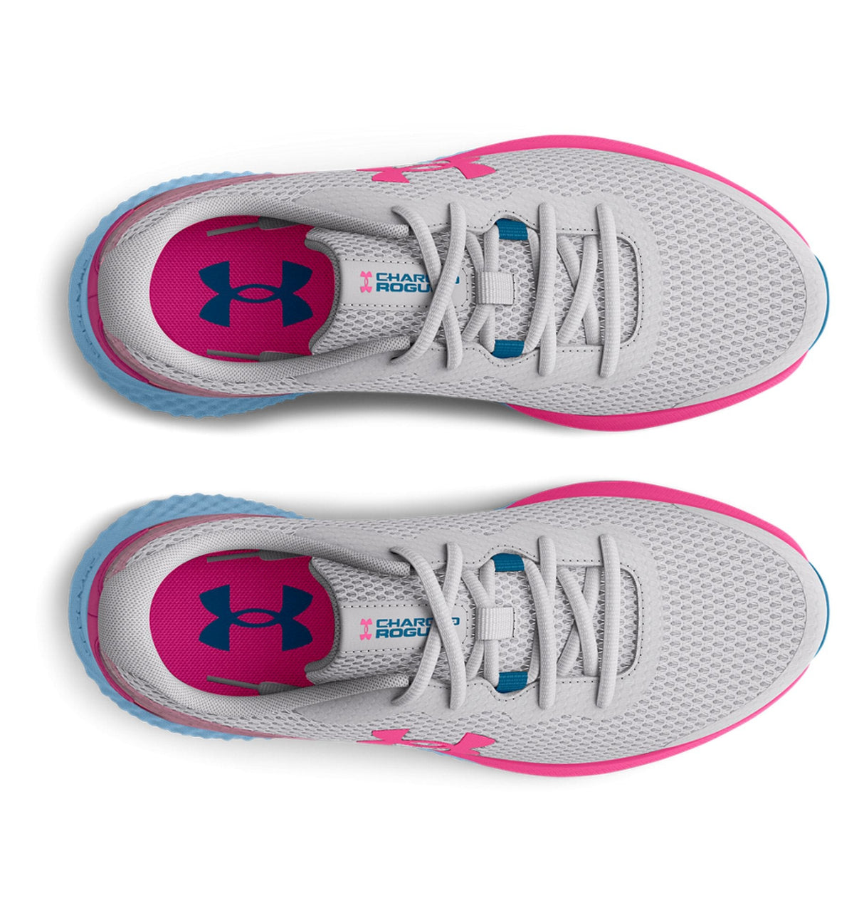 Under Armour Girls Grade School UA Charged Rogue 3 Running Shoes - Dual Density Charged Cushioning