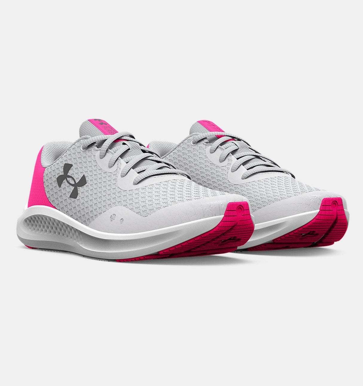 Under Armour Girls Grade School UA Charged Pursuit 3 Running Shoes - Charged Cushioning