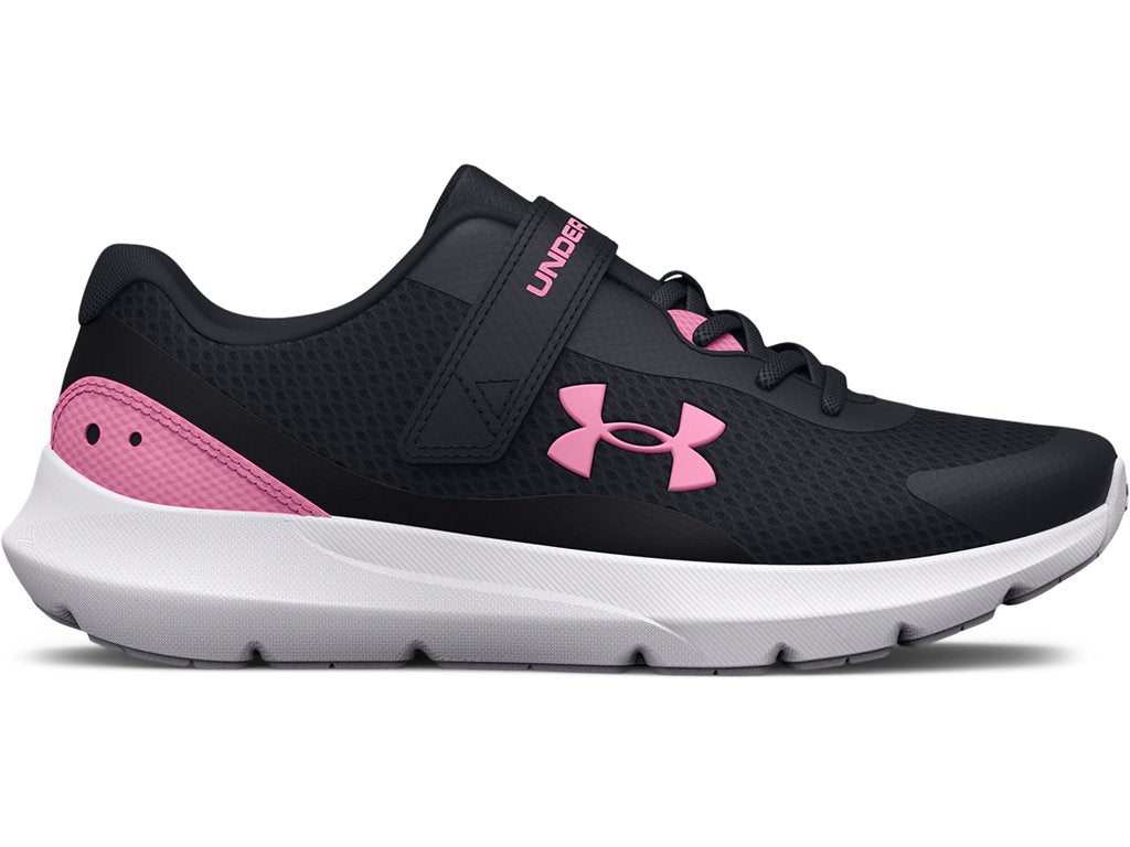 Under Armour Girls Pre-School UA Surge 3 AC Running Shoes - Enhanced Ankle Comfort